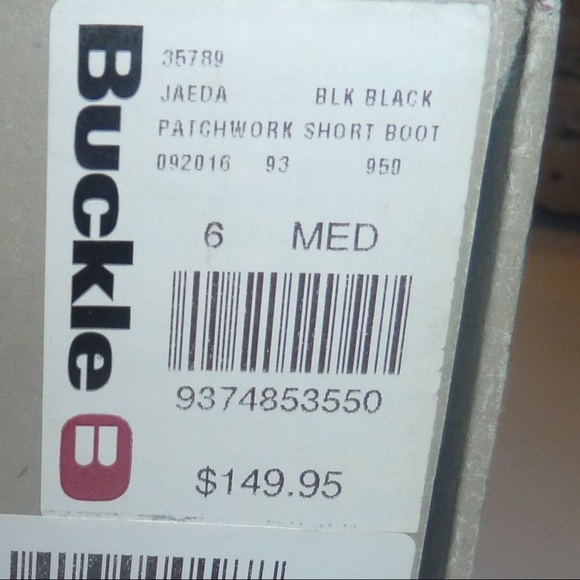 Musse & Cloud Jaeda Women's Bootie Ankle Black Pat - Picture 8 of 8